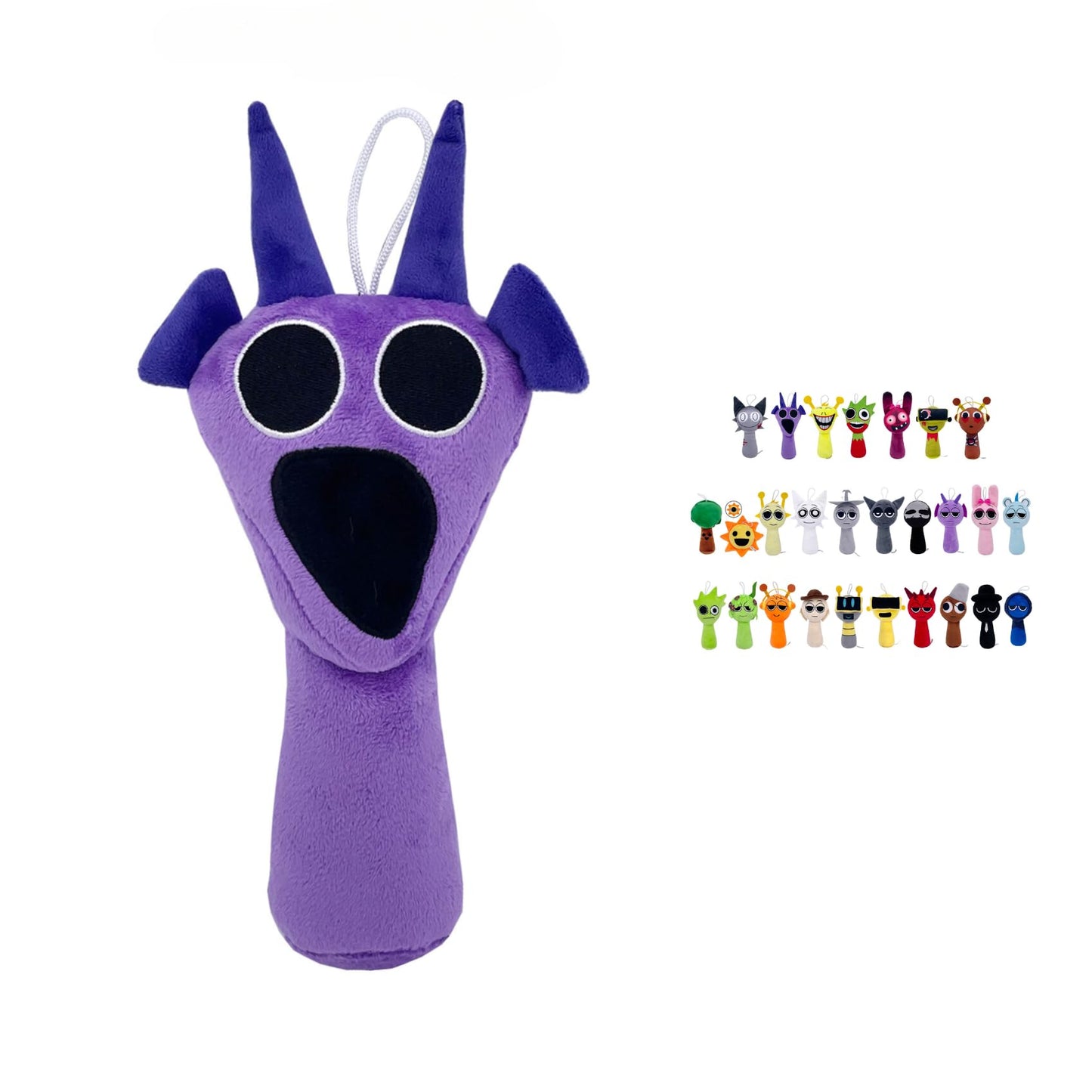 Sprunki Horror Plush - 11'' Full Collection of Wenda, Mr. Fun Computer, Gray & More - All Your Favorite Sprunki Characters!