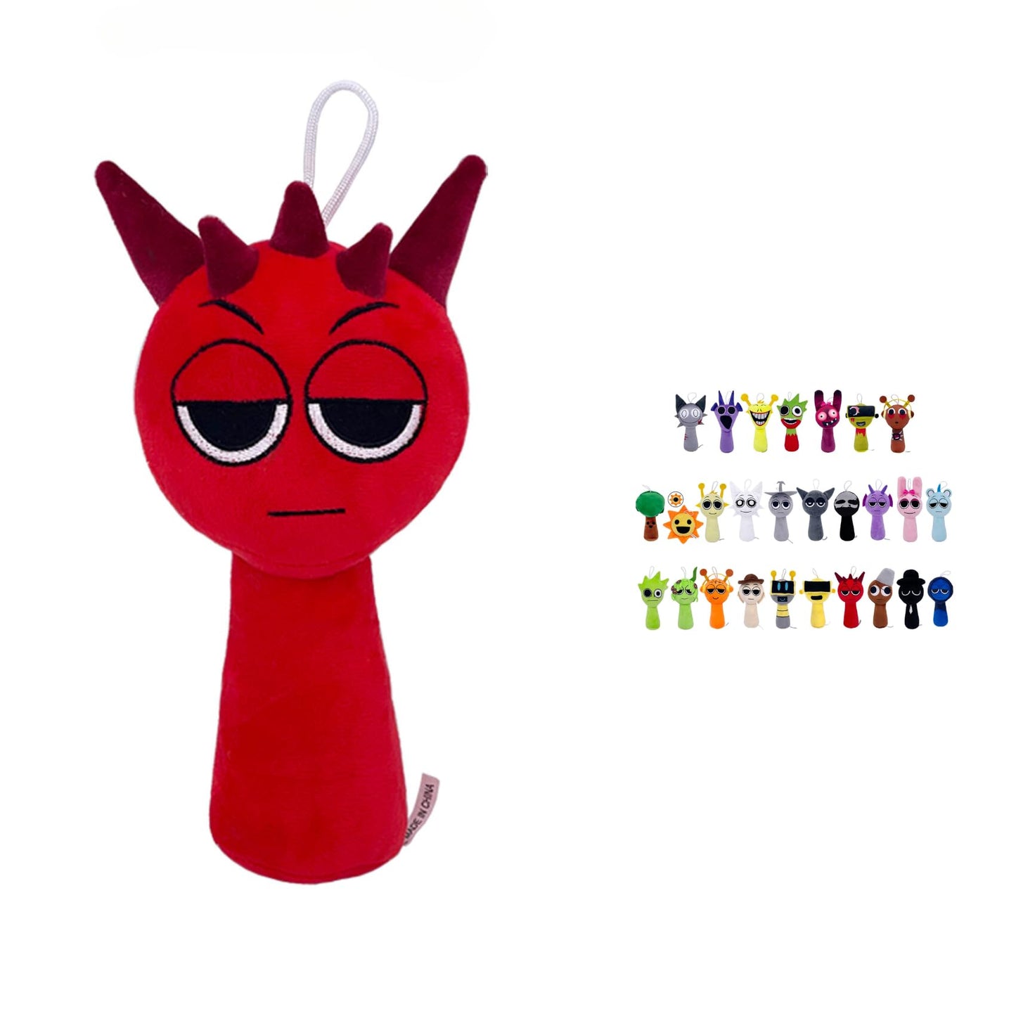 Sprunki Horror Plush - 11'' Full Collection of Wenda, Mr. Fun Computer, Gray & More - All Your Favorite Sprunki Characters!