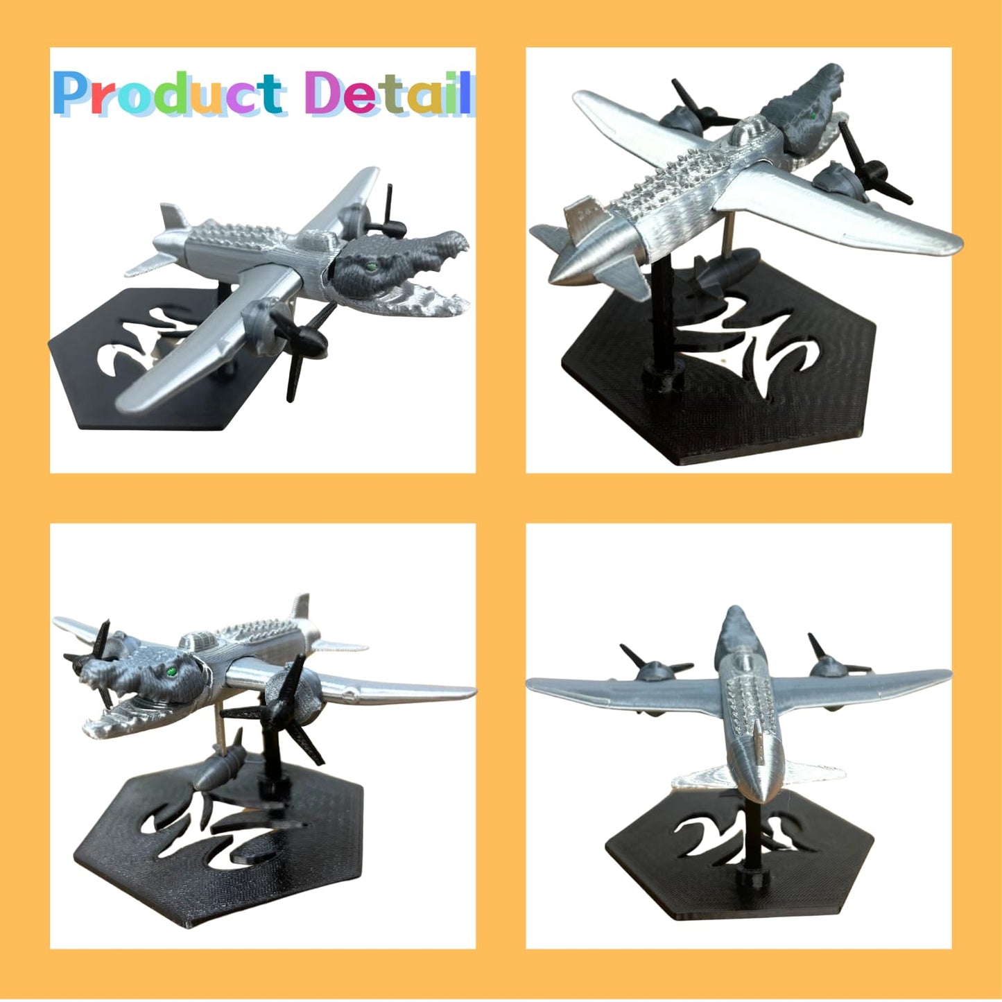 Tralalero Tralala Decoration, Meme Shark Figurines, Creative 3D Italian Brainrot Shark in Sneakers, Collectible Figurine Gifts for Fans (Yellow)