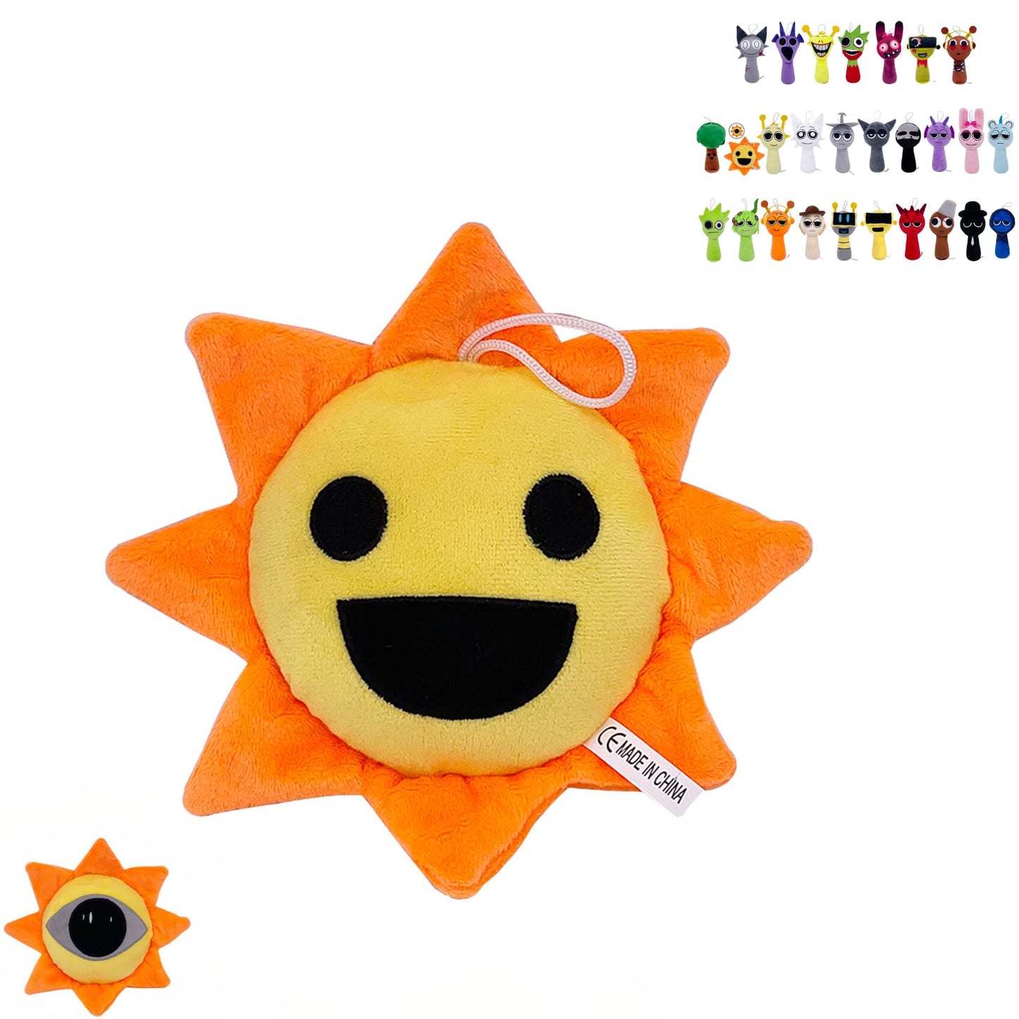 Sprunki Horror Plush - 11'' Full Collection of Wenda, Mr. Fun Computer, Gray & More - All Your Favorite Sprunki Characters!