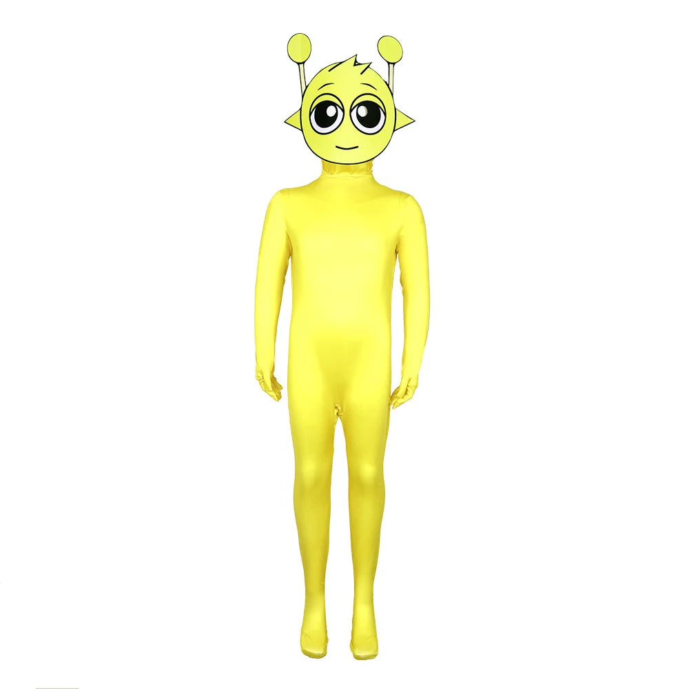Sprunki Incredibox Cosplay Costume Kid Monster Horror Game Clothing Creative Christmas Adult Party Jumpsuits Clothes Gift
