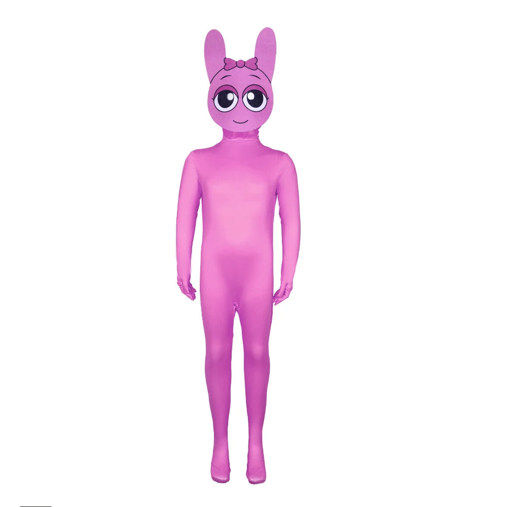 Sprunki Incredibox Cosplay Costume Kid Monster Horror Game Clothing Creative Christmas Adult Party Jumpsuits Clothes Gift